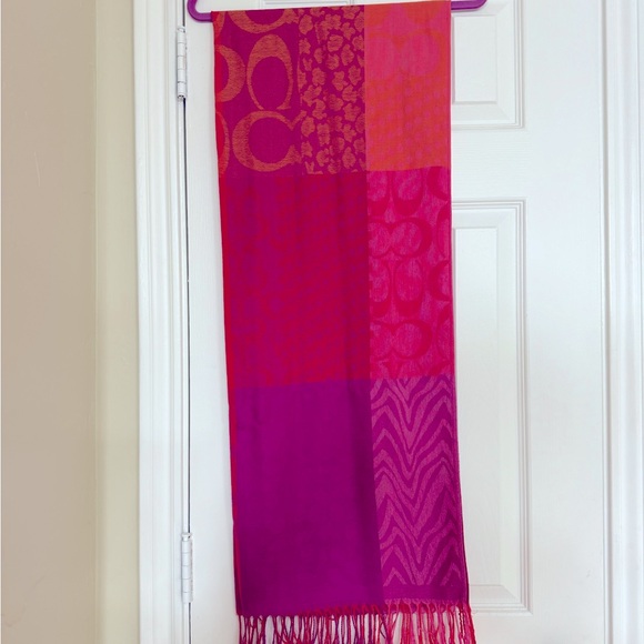 COACH Multi-color Scarf Shawl - Picture 3 of 13